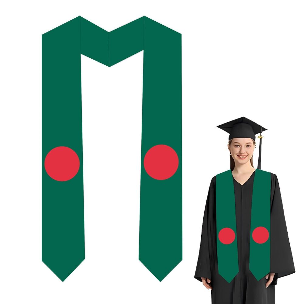 6112 National Flag Graduation Stole,Graduation Sash Class of 2025 for Study